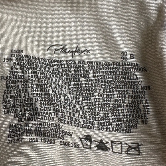 PLAYTEX BRA 40B Women 18-Hour Wire Free Posture Beige Front Closure 3474 - Picture 9 of 11